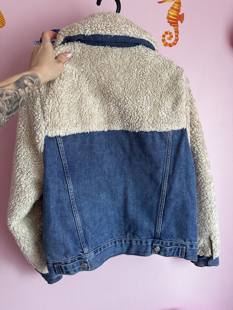 Kurtka katana z barankiem topshop moto S 36