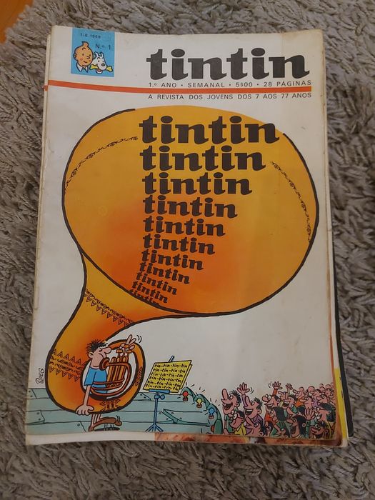 Revistas Tintin 1° Ano - Vários números