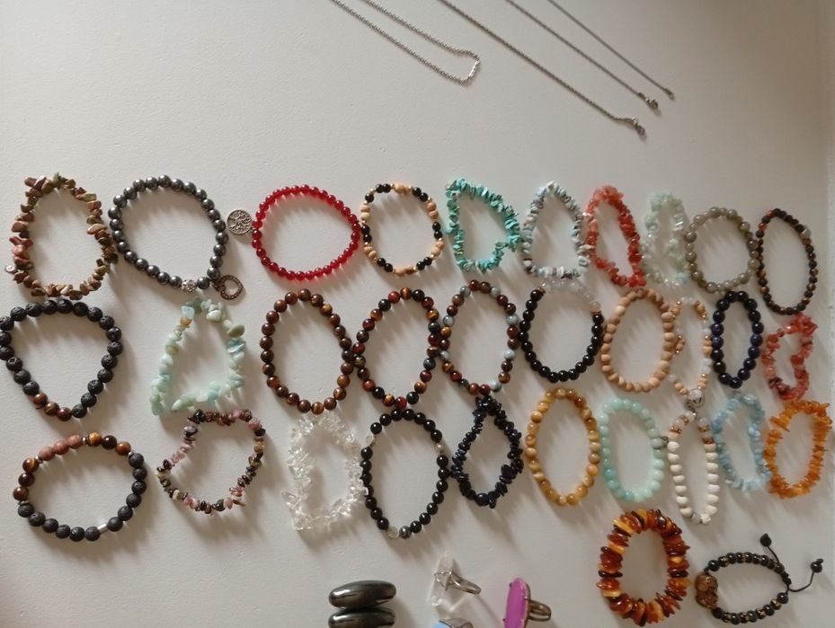 Pulseiras pedras semipreciosas artigos esotéricos