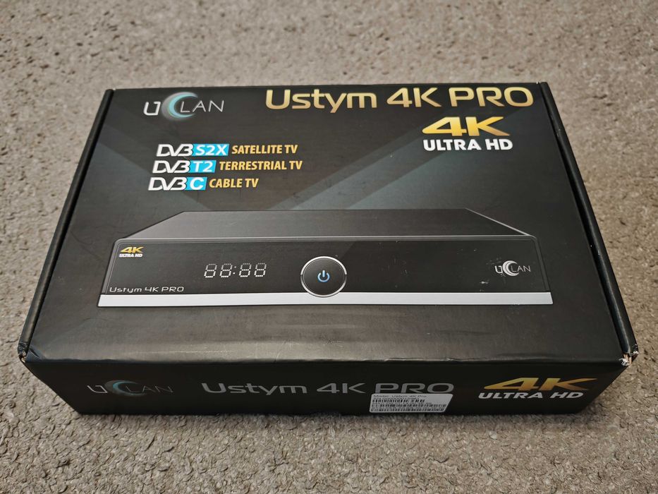 Dekoder USTYM 4K Pro UHD Combo Enigma2 OpenATV OSCam CCCam