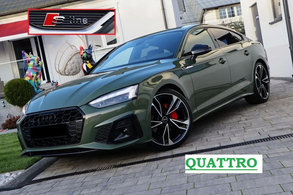 Audi A5 Sportback *S-Line*Quattro*B&O*Keyless*Radar*ACC*Kamera*Skóra*MATRIX*Virtual*FULL