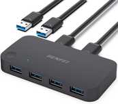 Przełącznik USB 3.0, przełącznik USB na 2 komputery KVM USB