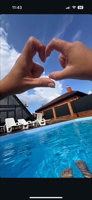 Оренда будинку з басейном та чаном, подобово, почасово