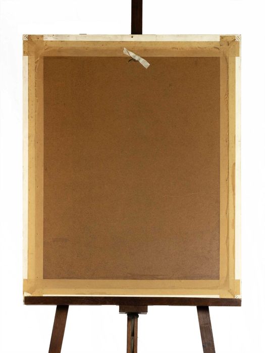 Pintura carvão mãe filho Modernismo | Joaquim Lopes