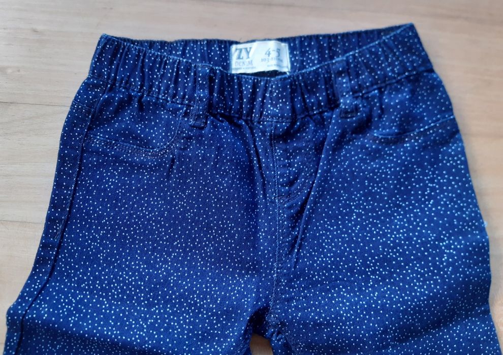 Calças de ganga menina, tam 4-5 anos