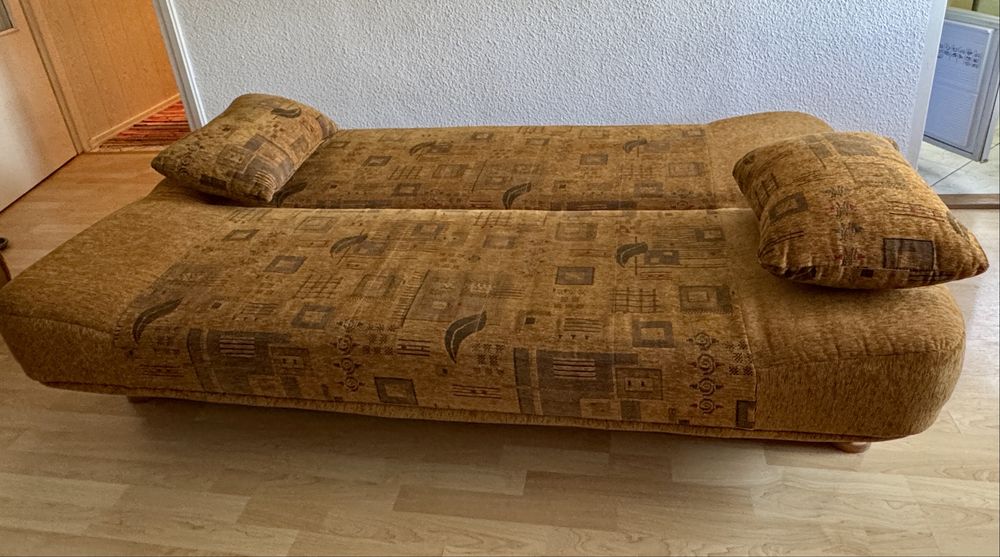 wersalka + sofa rozkładana, stan bardzo dobry