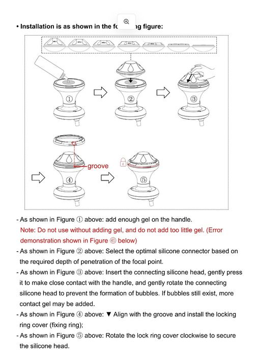 УВТ аппарат фокусированый пьезоэлектрический