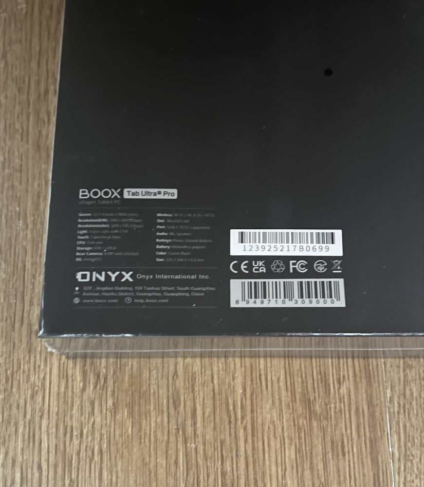 Onyx Boox Tab Ultra C Pro czytnik
