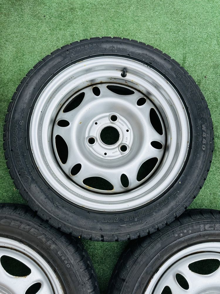 Диски сталеві різноширокі Smart 3/112 R15 з резиною 175/55-135/70 R15