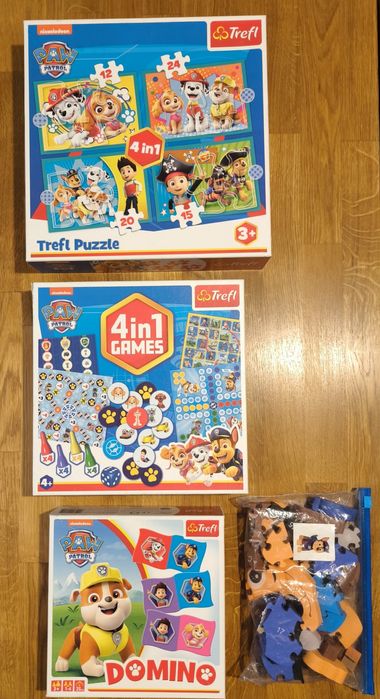 Zestaw gier i puzzli Psi Patrol Trefl
