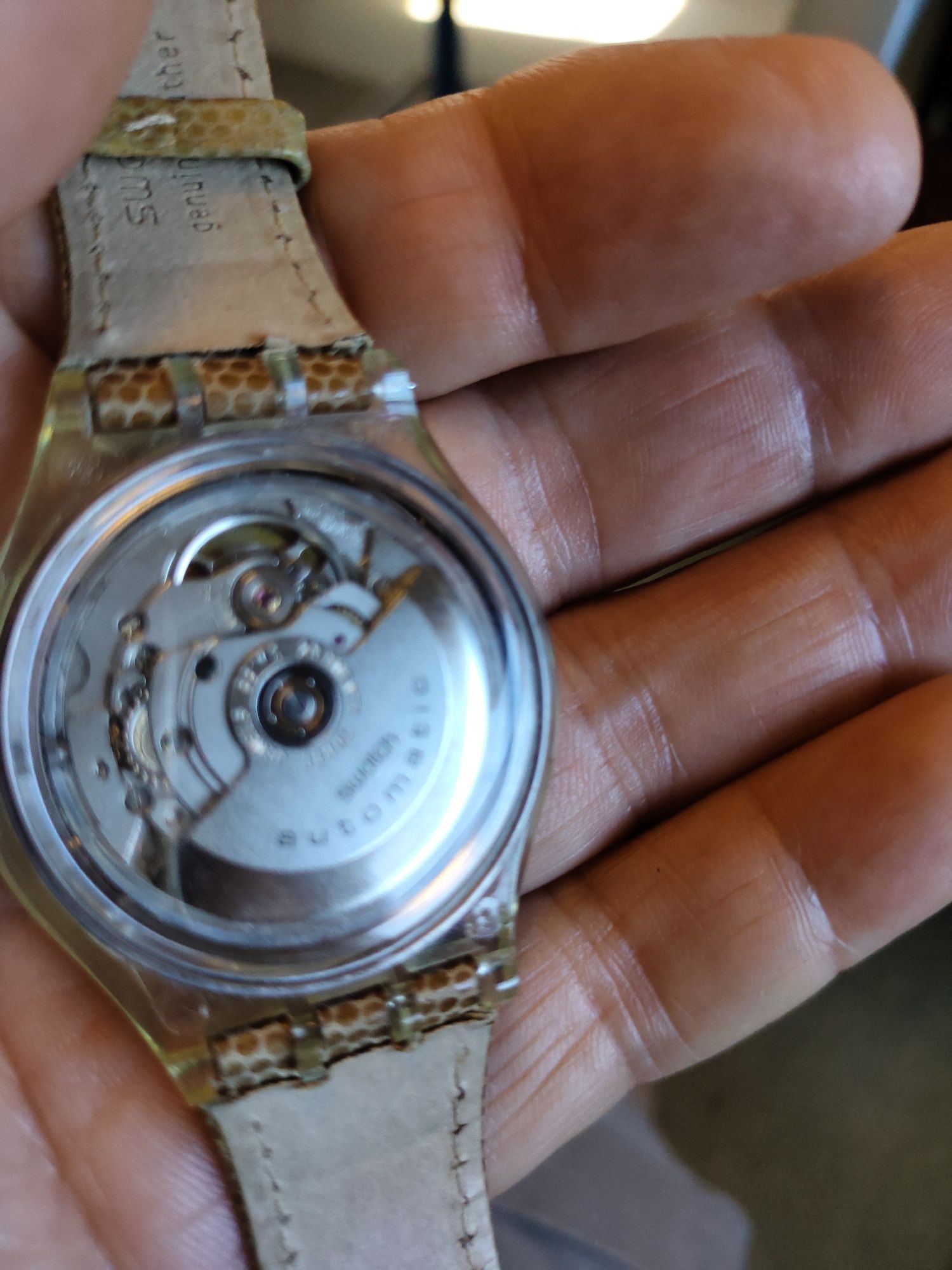 Relógio automático Swatch clássico de coleção