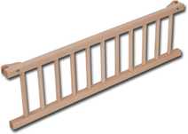 охрана в кровать Огородження babybay  Maxi, Boxspring і Easy, з лаком
