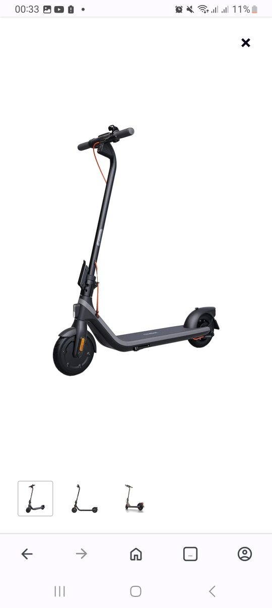 Електросамокат ninebot E2 plus