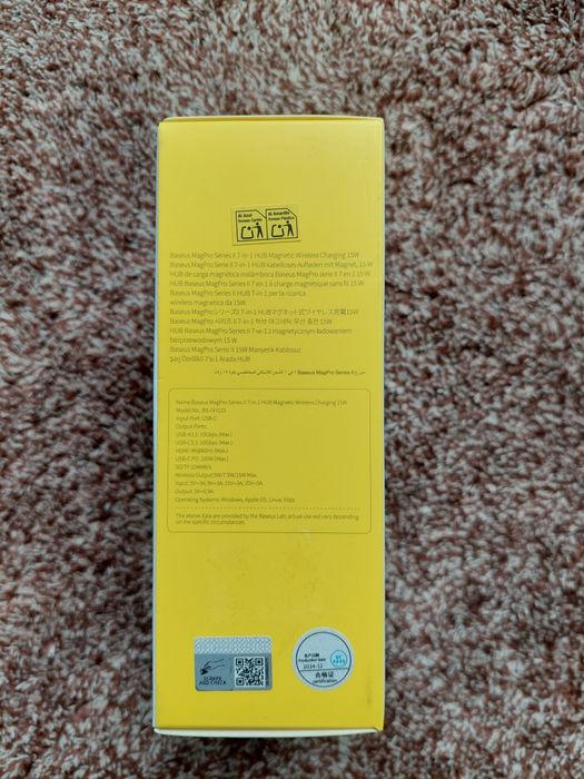 Baseus magpro ll бездротовий зарядний пристрій  7 в 1