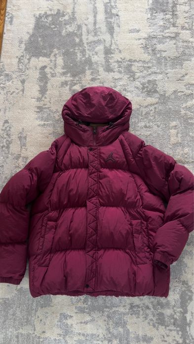 Куртка пуховик gordan джордан бордовий червоний