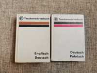 Słowniki Niemiecko - Polski i Angielsko - Niemiecki