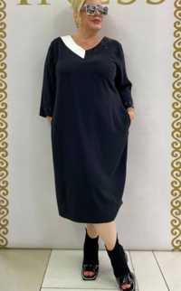 Сукня Alazora Туреччина платье черное нарядное большой размер батал