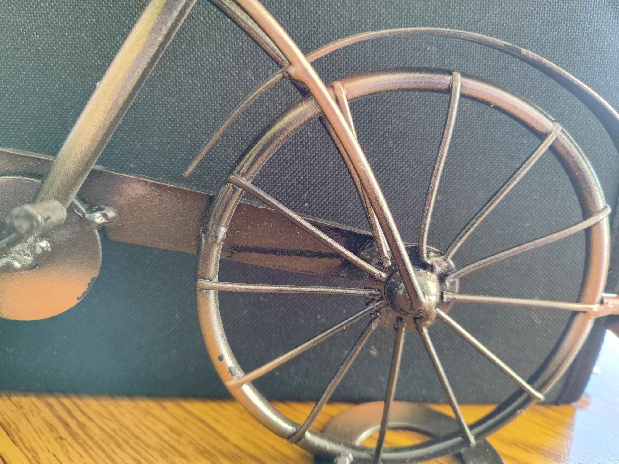 Zegar stołowy w kształcie roweru dekoracja Vintage