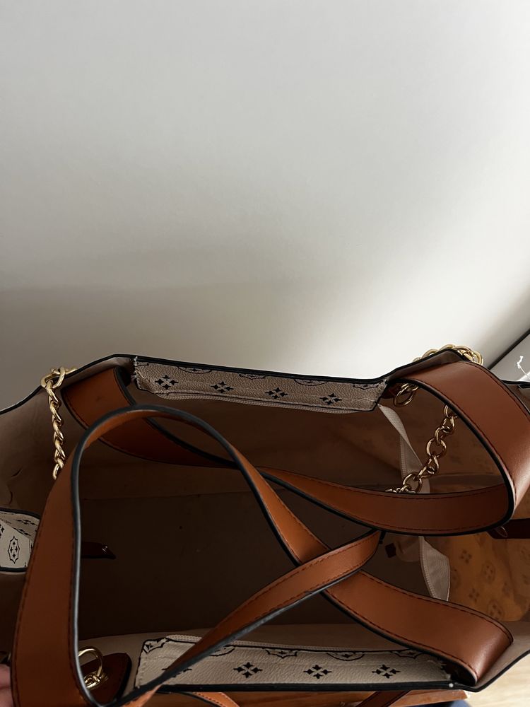 Mala + bolsa da LV