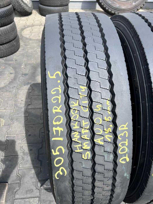 4x 305/70R22.5 Hankook Smart City A004
