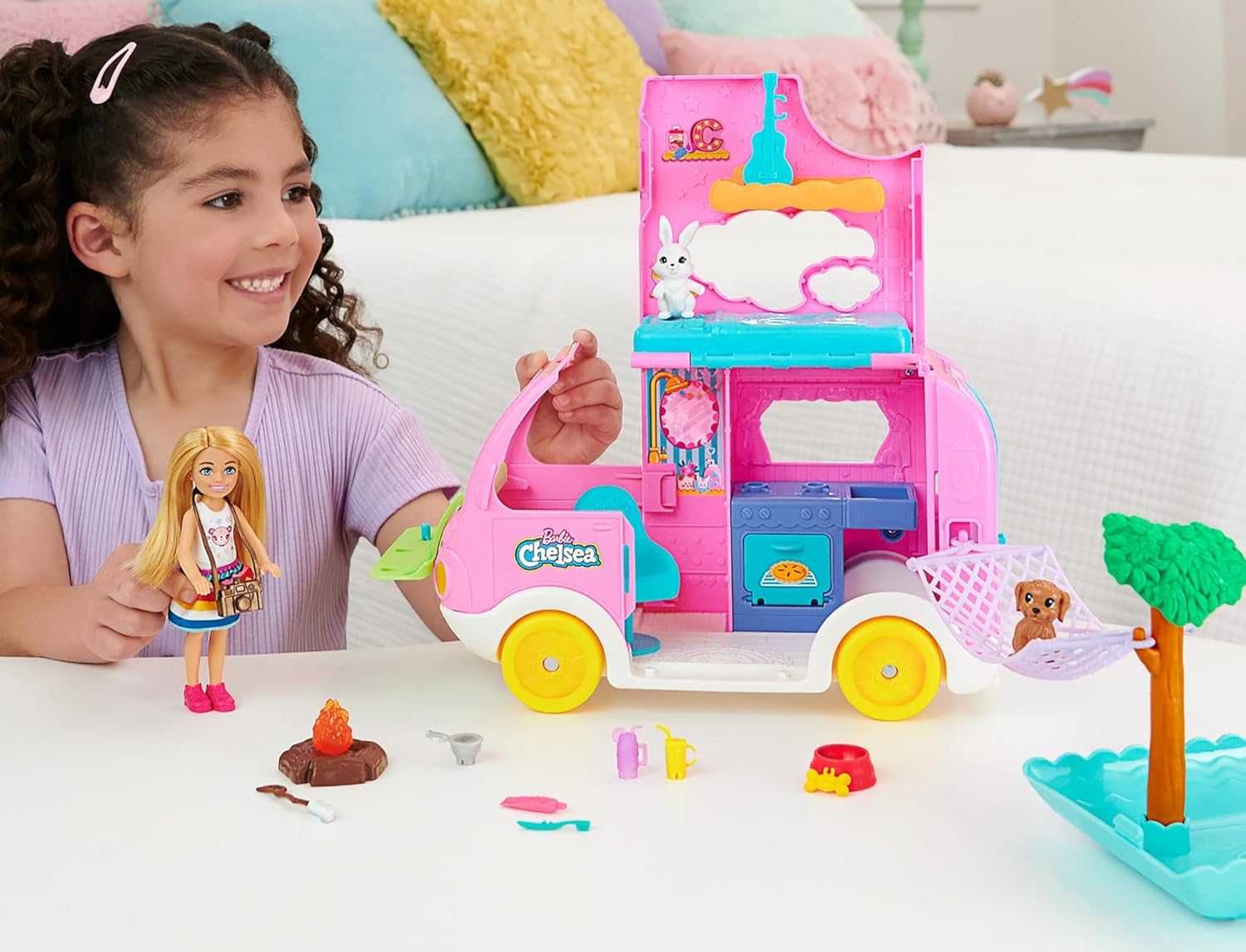 Барби Челси кемпер 2 в 1 Barbie Camper Chelsea 2-in-1 HNH90