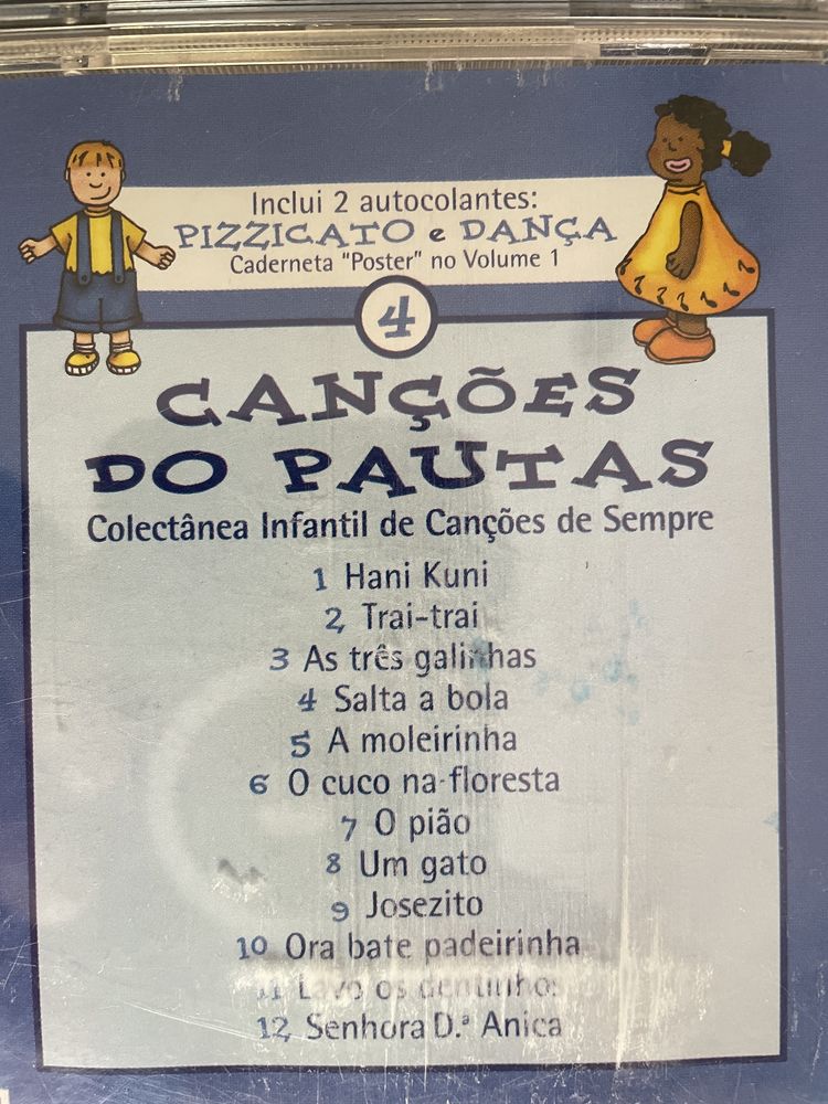 CDs de musica popular portuguesa para crianças