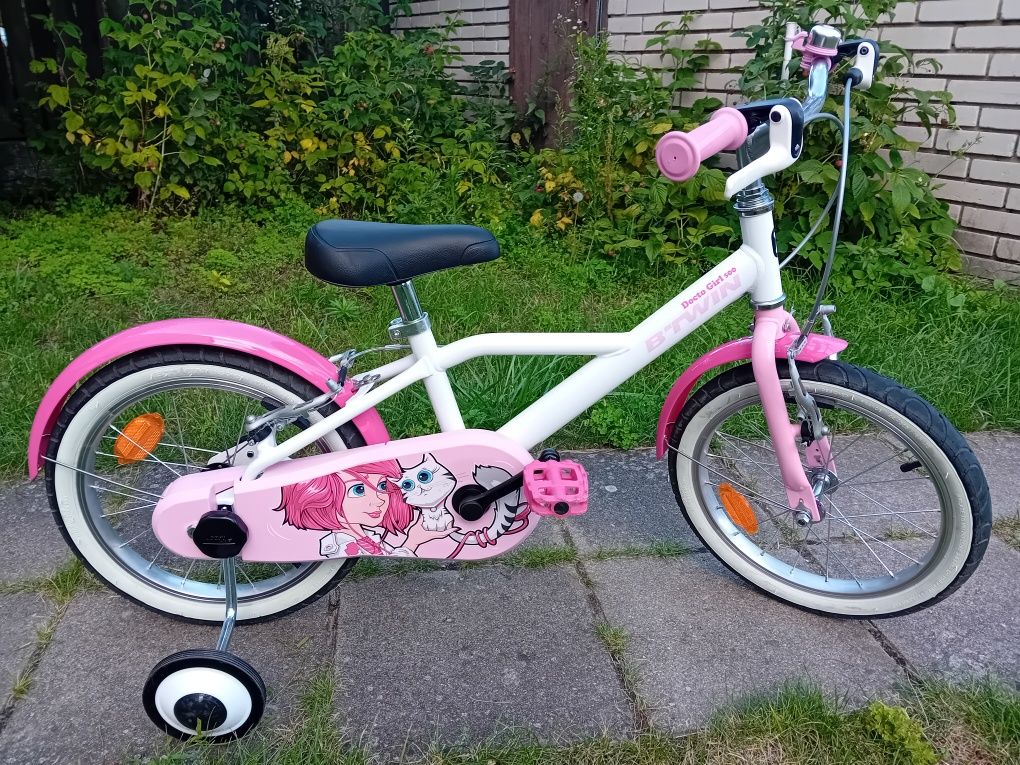 Rower dziecięcy btwin docto girl 500 koła 16cali jak nowy