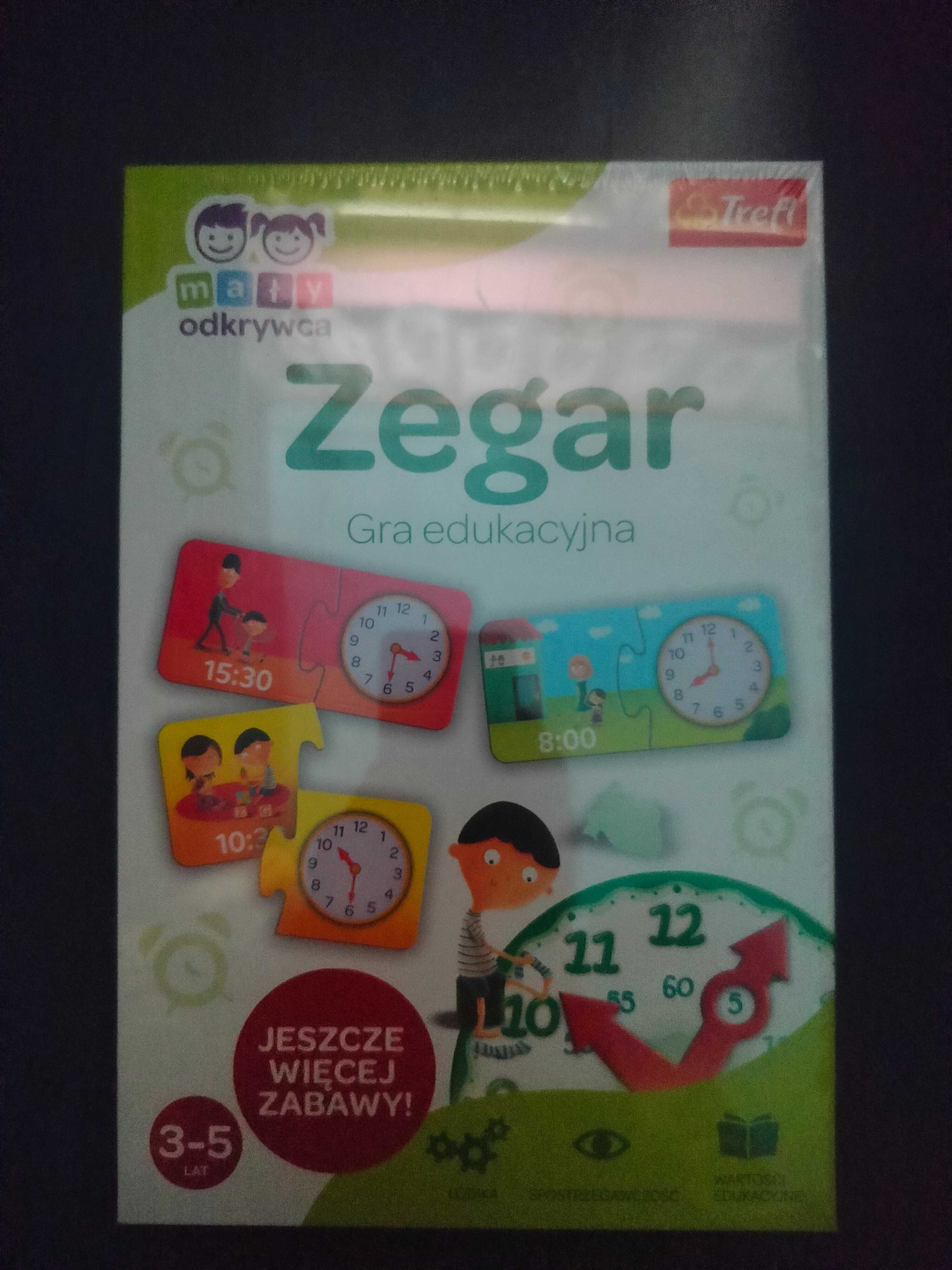 Zegar gra edukacyjna 3-5lat