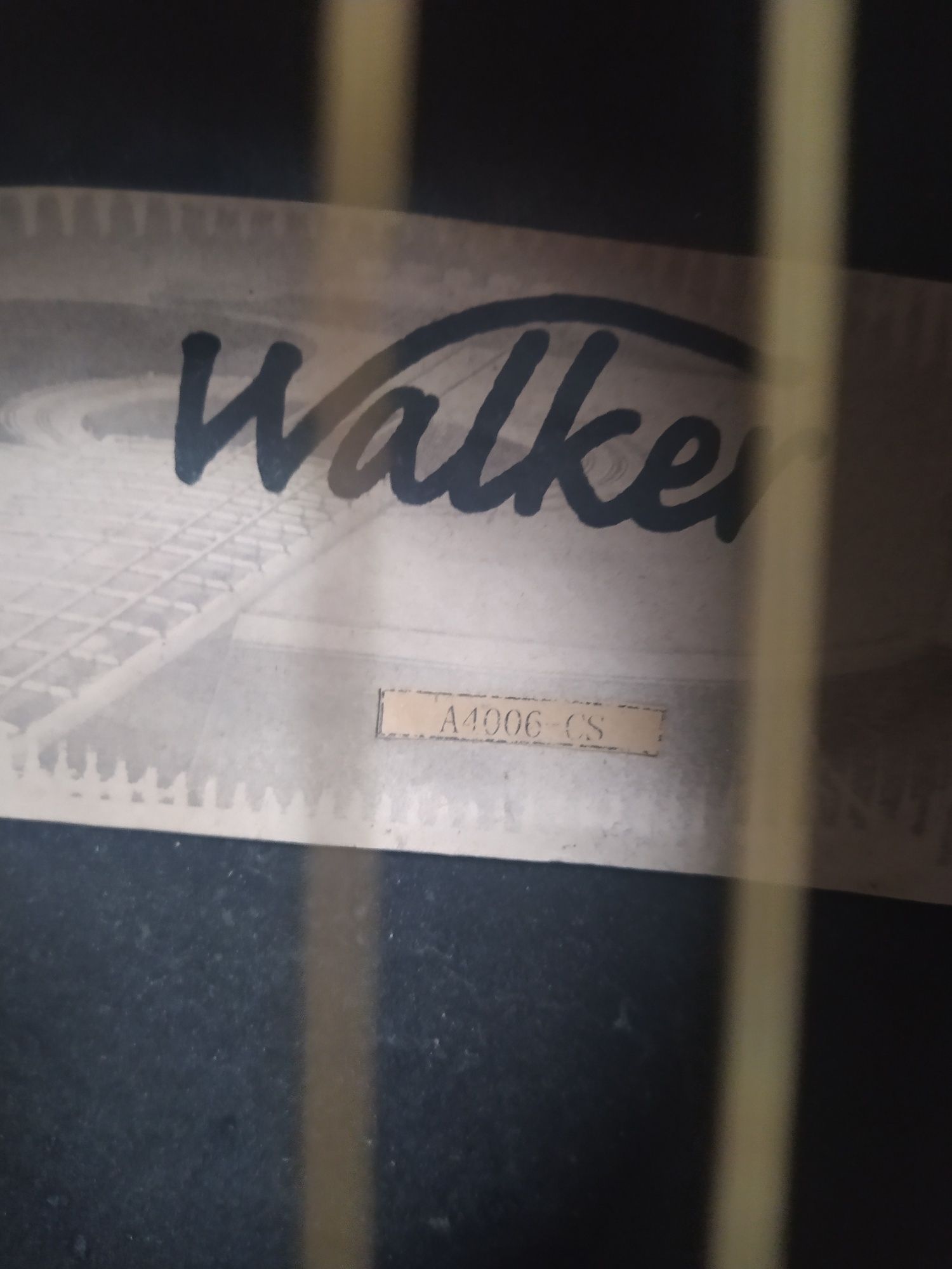 Gitara półrezonansowa (elektroakustyczna) Walker
