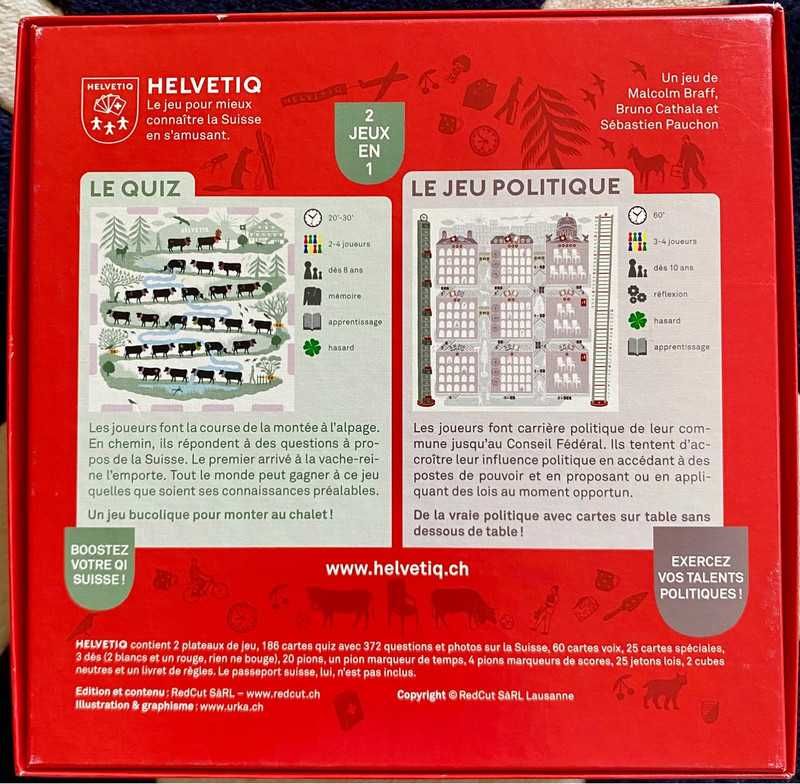 Helvetiq 4.ª Edição - Jogo de tabuleiro
