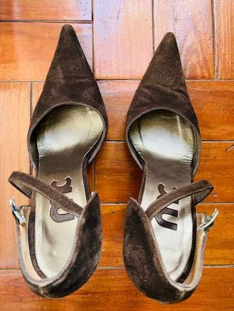 Sapatos Mia Cosaro 36 senhora camursa castanho