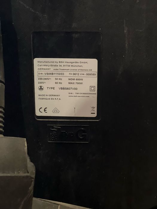 Продам пилосос siemens