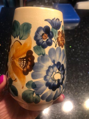 wazon porcelanowy malowy ręcznie