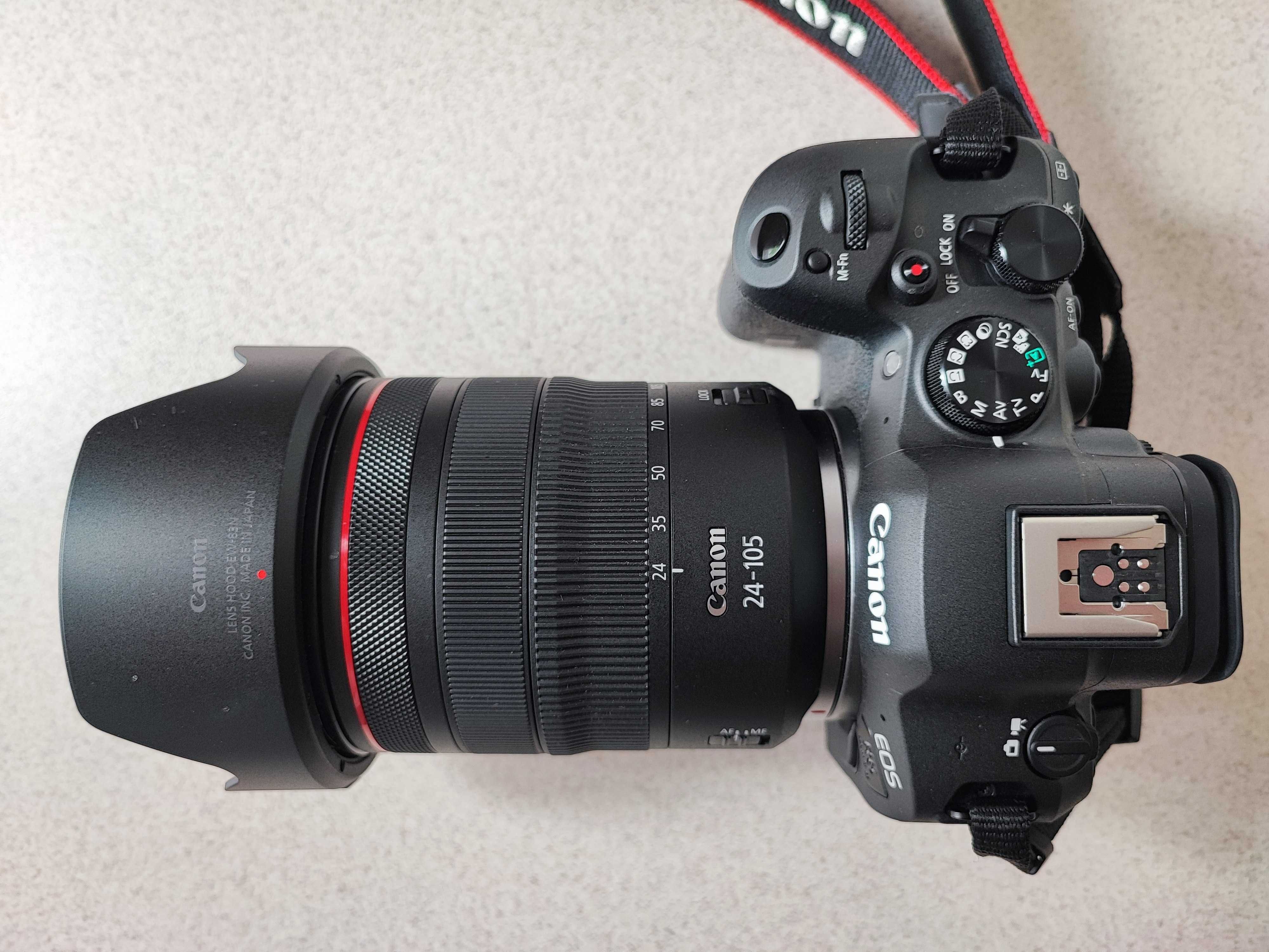 CANON EOS R6 Mark II + CANON RF 24-105 mm f/4L IS USM + akcesoria