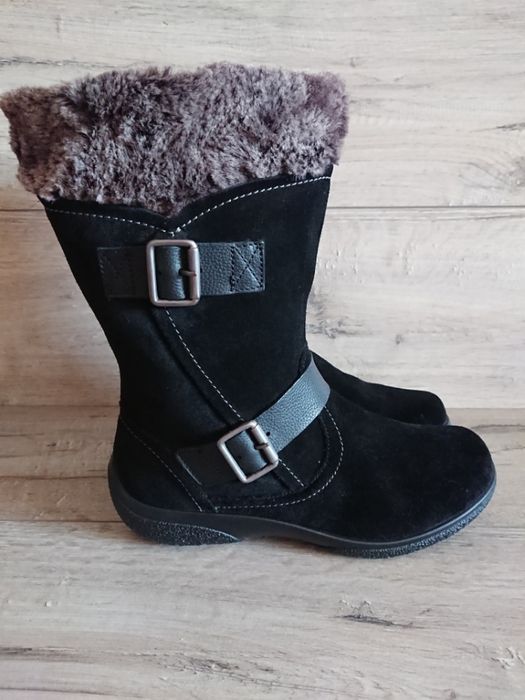 Сапоги деми зима Хоттер Hotter melody 36 р 23 см замш