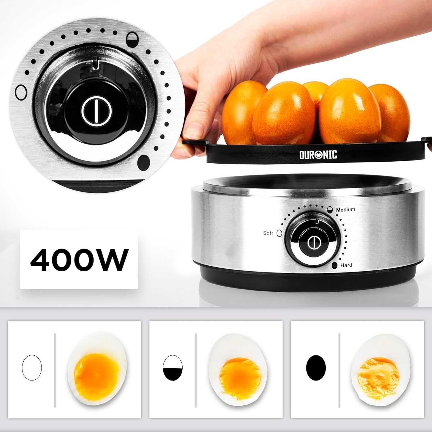 Jajowar automat do gotowania jajek 400W 7 jaj na raz