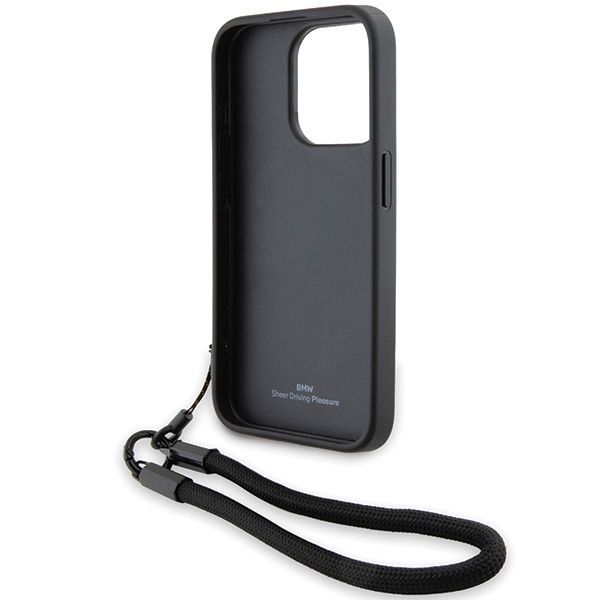 Etui na iPhone 15 Pro - Kolekcja Signature Leather Wordmark Cord