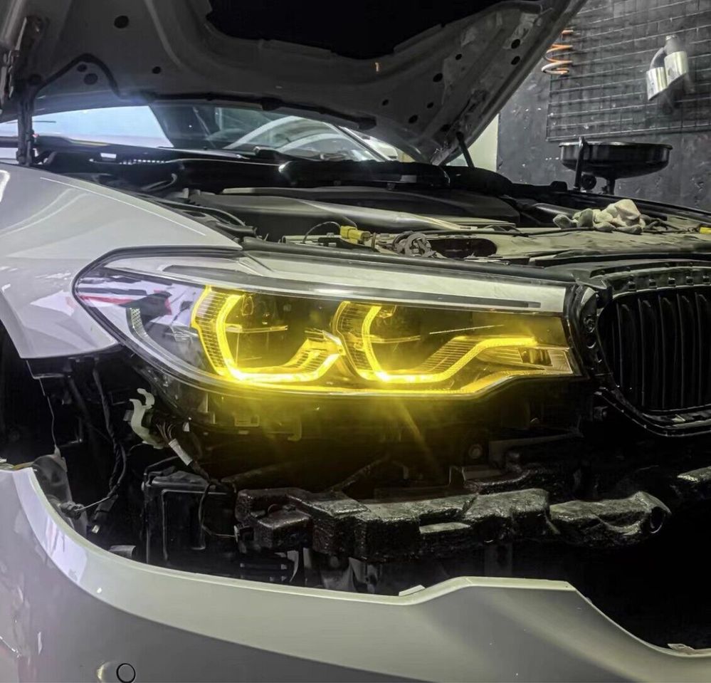 LED модулі CS/CSL/GTS BMW G30/31/32 F90 Yellow Блоки Модули Фар Желтые