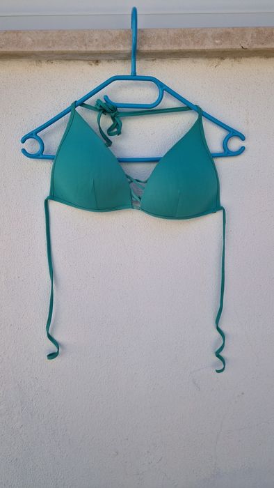 Biquíni verde água Calzedonia