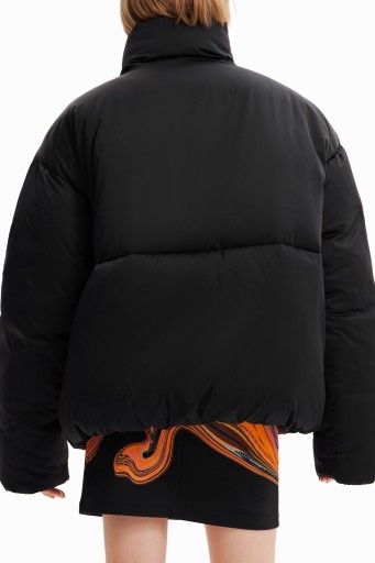 Тепла жіноча куртка OVERSIZE |  Desigual, чорна, S