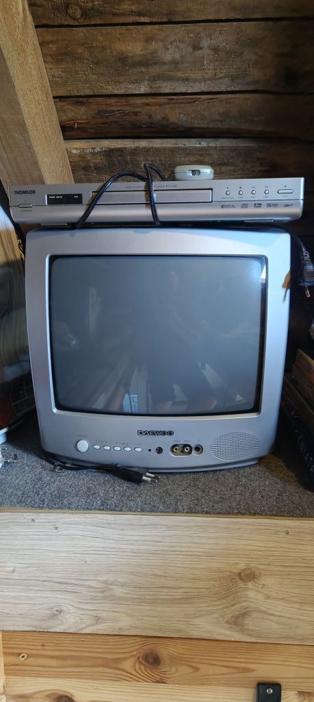 Telewizor 14 cali, na działkę , DVD Thompson gratis