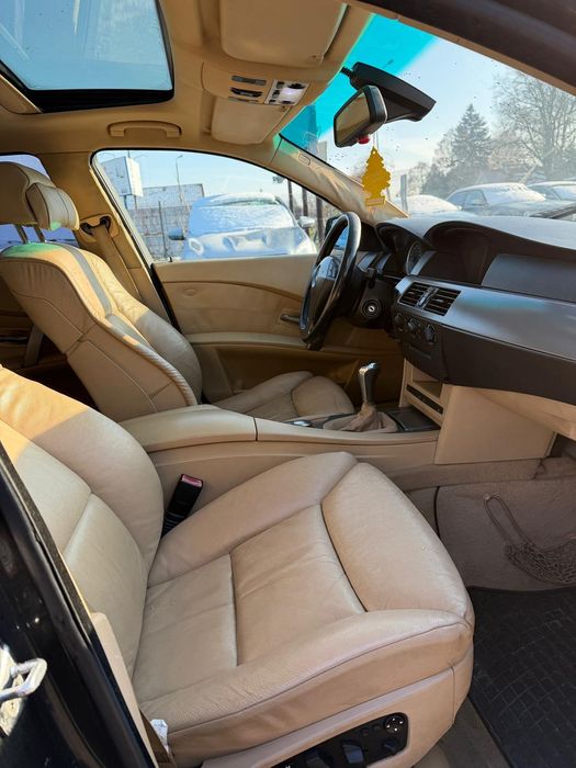 Bmw e60 M57 2.5 Diesel/Navi/Skóra/Pdc/Szyberdach/Hak/Zamiana!