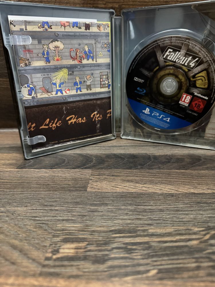 PlayStation Ps 4 Ps 5 Fallout 4 SteelBook! Jak Nowa!