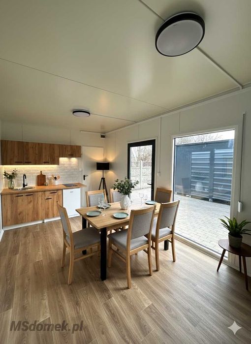 Domek letniskowy całoroczny modułowy 21m2 wyposażony