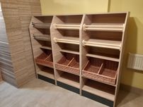 Ładne regały sklepowe na pieczywo chleb piekarnicze NOWE producent
