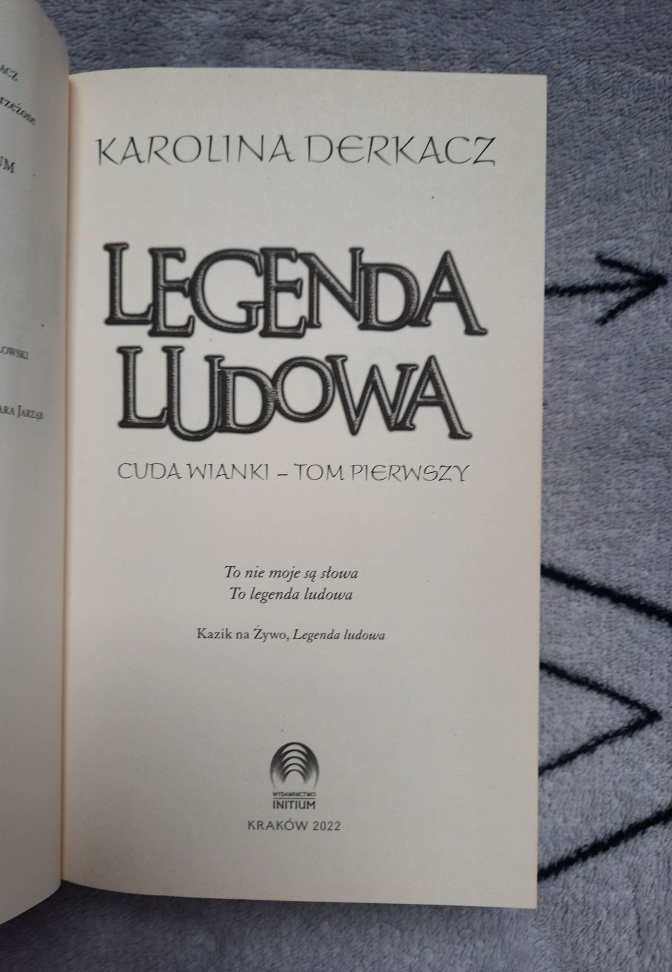 Książka Legenda Ludowa fantastyka słowiańska kryminał slavic book