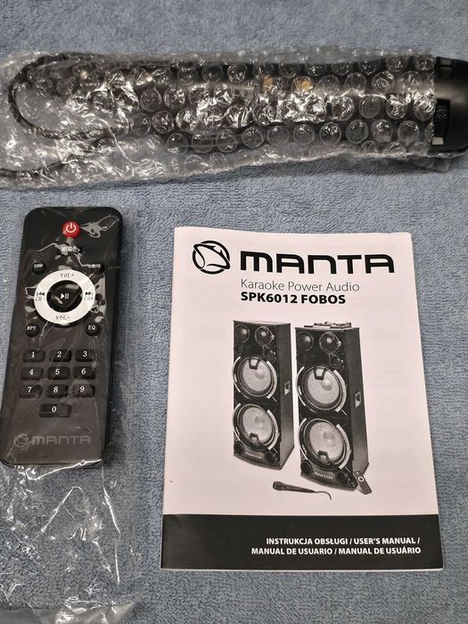 Głośniki karaoke MANTA SPK 6012 FOBOS POWER AUDIO - na sylwestra