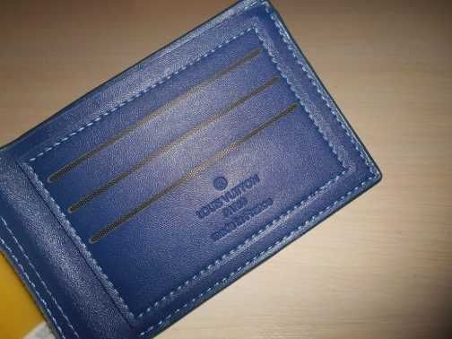 Louis Vuitton portmonetka portfel męski skóra 302-65