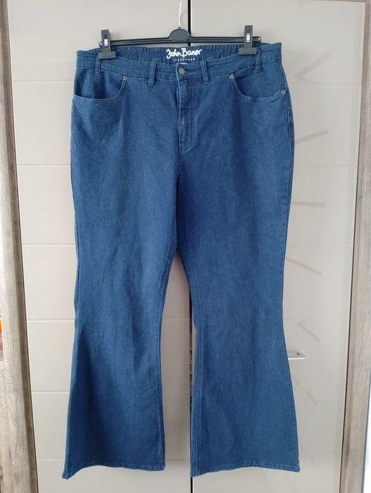 Jeansy damskie dzwony 50