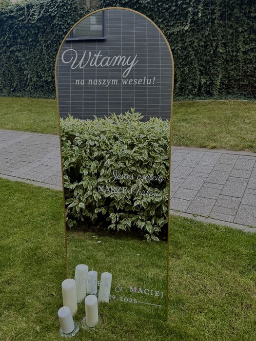 WYNAJEM LUSTRO DO ZDJĘĆ WESELE | selfie | imprezy | personalizowane